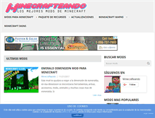 Tablet Screenshot of minecrafteando.com